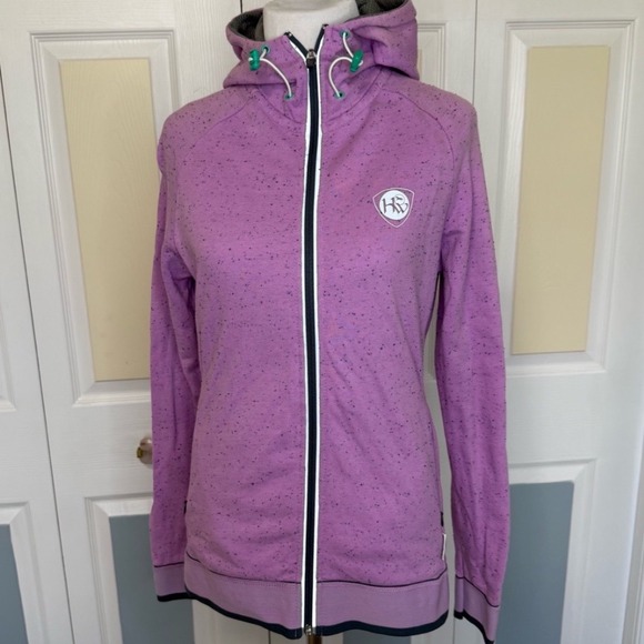 Horseware Ireland Faye Riding Hoodie Jacket Full Zip Lavender Purple Small - Picture 1 of 10
